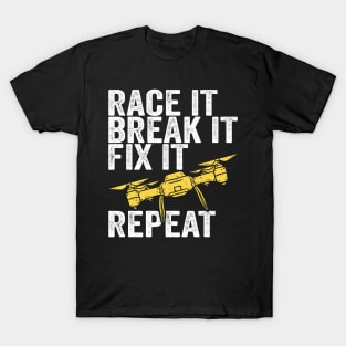 Drone Quadcopter Multicopter Pilot Racing Gift T-Shirt